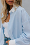 Sydney Shirt - Blue Pinstripe