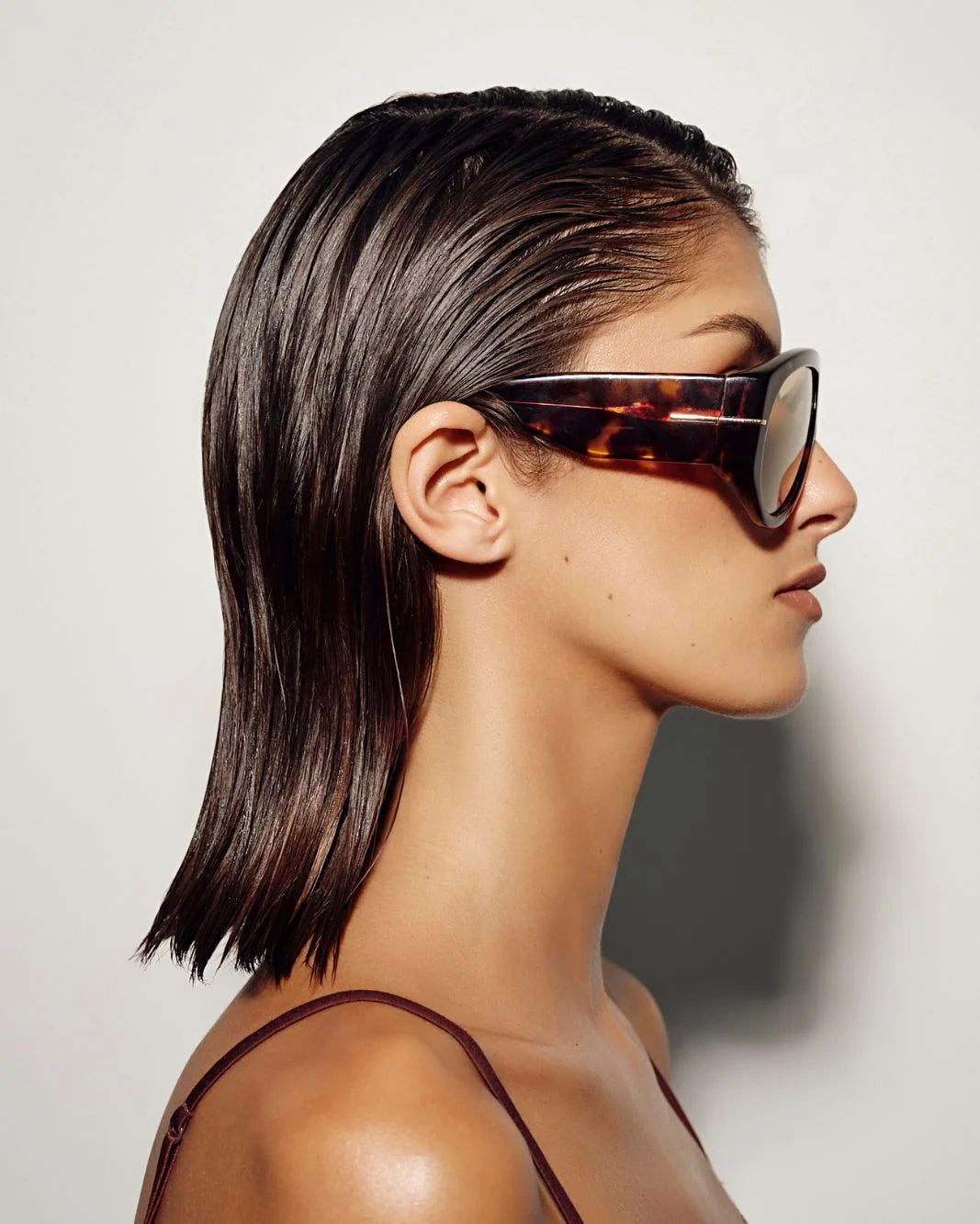 Amelia Sunglasses Dark Havana Tort Yellow