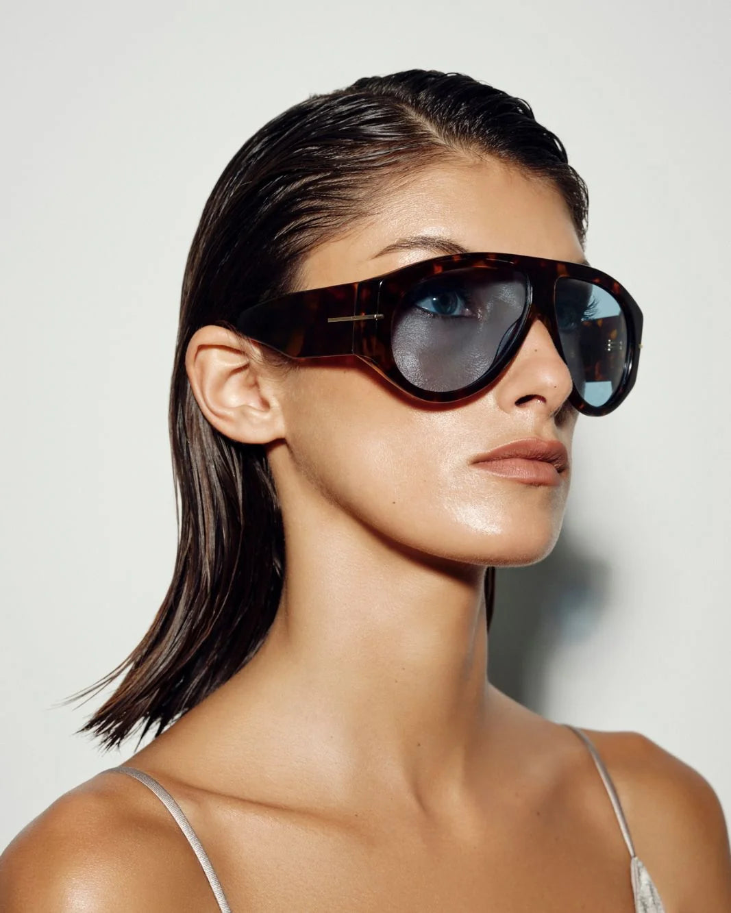 Amelia Sunglasses Dark Havana Tort Blue