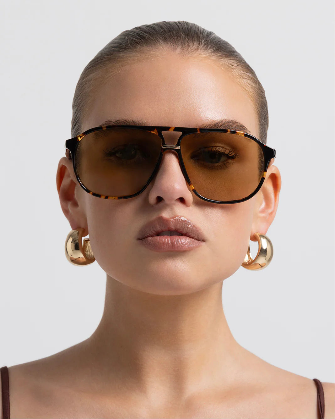 Cyrus Sunglasses Tort Yellow