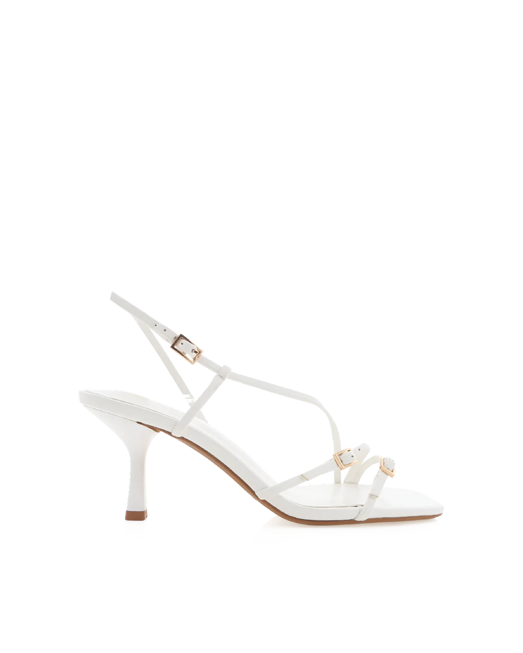 Toshie Heels White