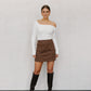 Tarah Knit Top - White