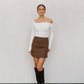 Tarah Knit Top - White