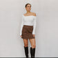 Tarah Knit Top - White