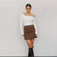 Tarah Knit Top - White