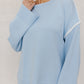 Teddy Jumper -Baby Blue/White