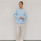Teddy Jumper -Baby Blue/White