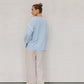 Teddy Jumper -Baby Blue/White