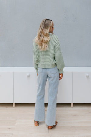 Thistle Jumper - Matcha