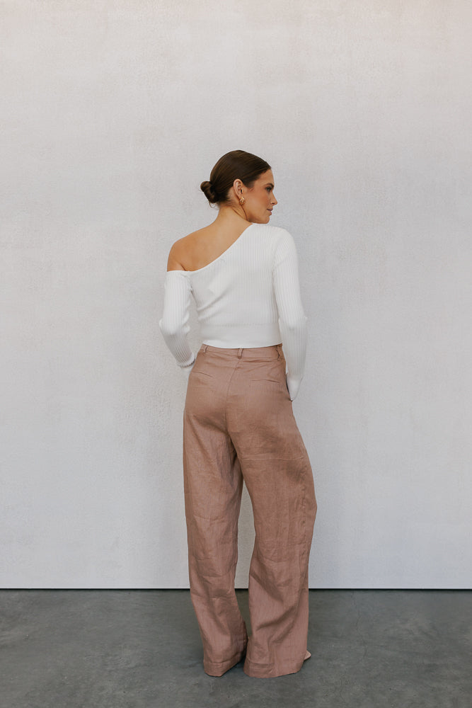 Trina Off-the-shoulder Top White