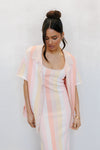 Turin Dress  - Sorbet Stripe