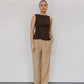 Udita Top - Brown