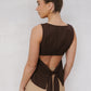 Udita Top - Brown