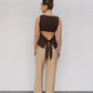 Udita Top - Brown