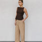 Udita Top - Brown