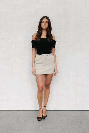 Romy Skirt - Sandstone