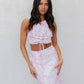 Valentina Set - Pink/White Floral