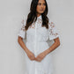 Vicki Dress - White Embroidery