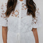 Vicki Dress - White Embroidery