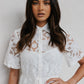 Vicki Dress - White Embroidery
