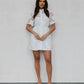 Vicki Dress - White Embroidery