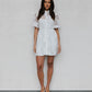 Vicki Dress - White Embroidery