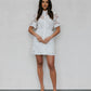 Vicki Dress - White Embroidery