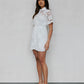 Vicki Dress - White Embroidery