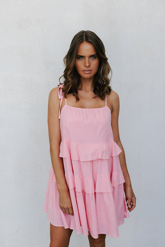 Vikki Dress - Candy Pink