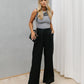 Vivien Pant - Black Linen