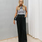 Vivien Pant - Black Linen