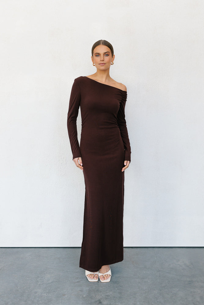 Vivi Dress - Deep Brown