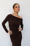 Vivi Dress - Deep Brown