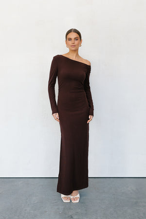 Vivi Dress - Deep Brown