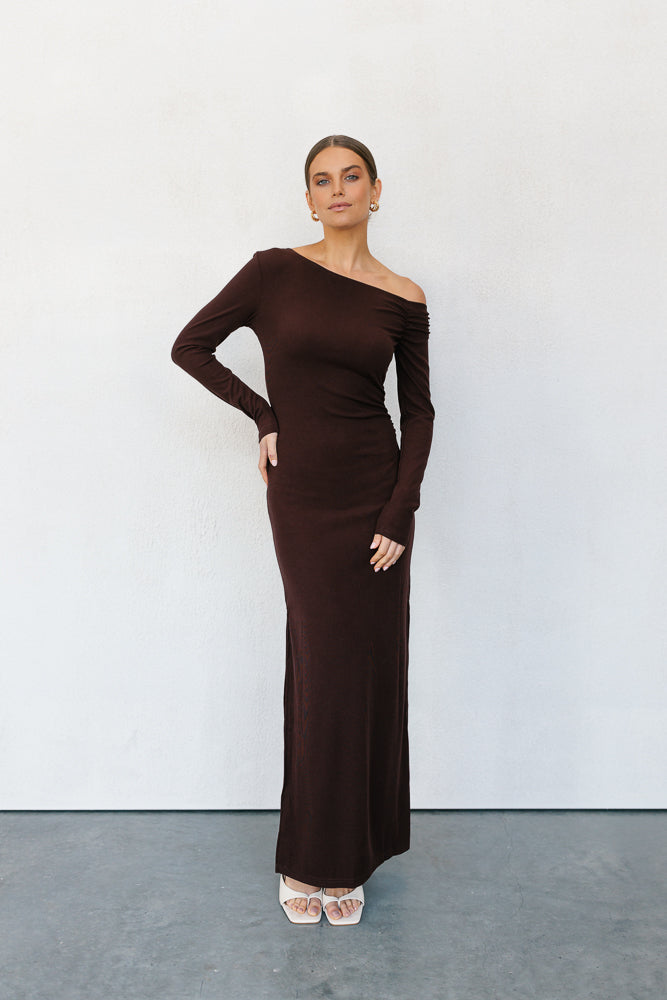 Vivi Dress - Deep Brown