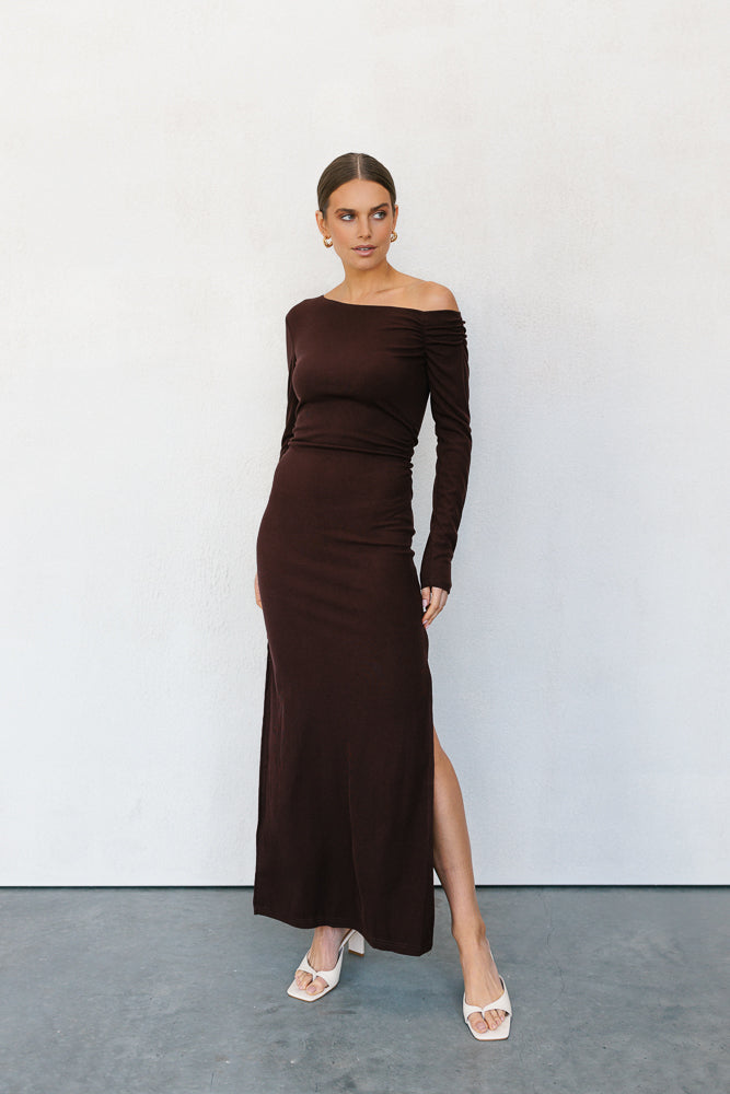 Vivi Dress - Deep Brown