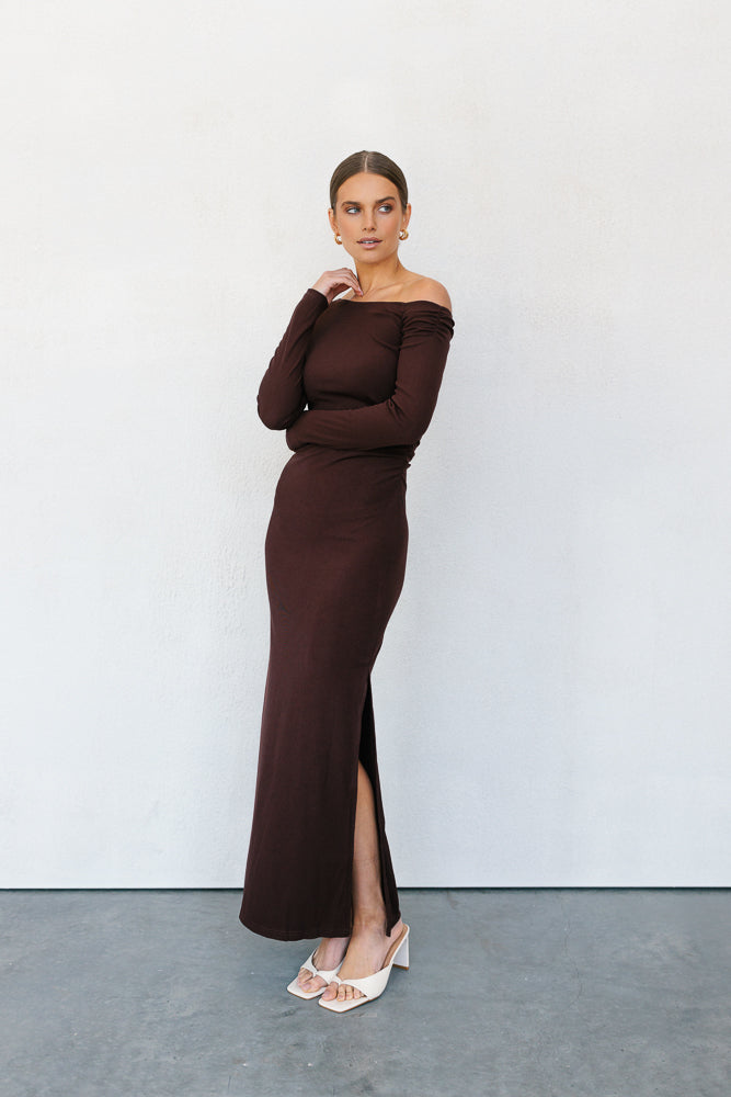 Vivi Dress - Deep Brown