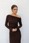 Vivi Dress - Deep Brown