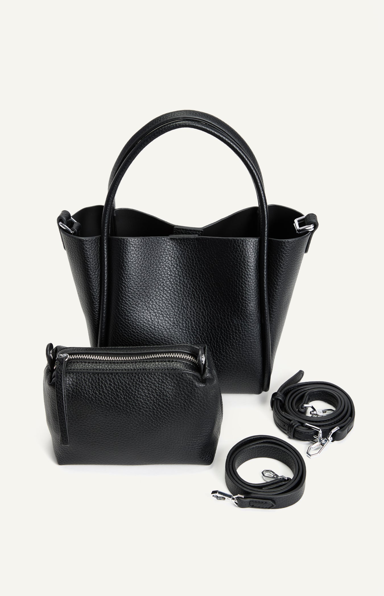 Naomi Handle Bag - Black
