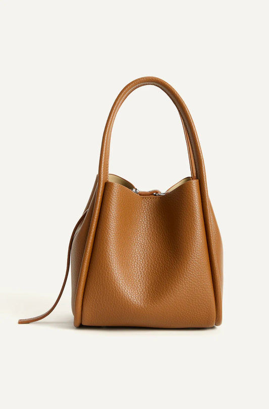 Naomi Handle Bag - Caramel Tan