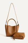 Naomi Handle Bag - Caramel Tan