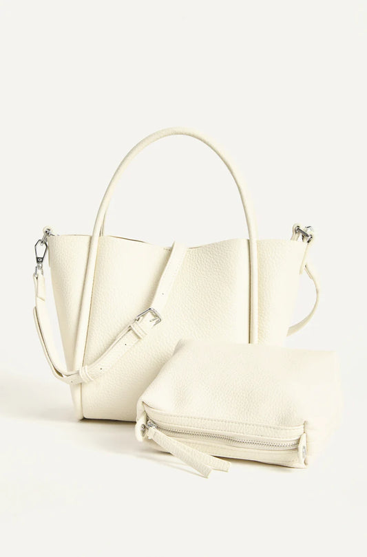 Naomi Handle Bag - Ivory