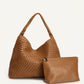 Andrea Hobo Bag - Caramel Faux Leather