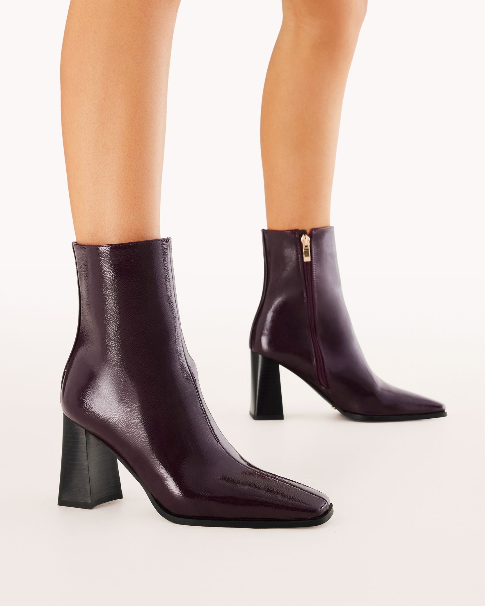 Wez Ankle Boots Mulberry