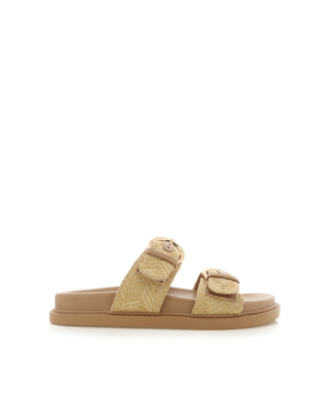 Wilmer Slides - Natural Raffia