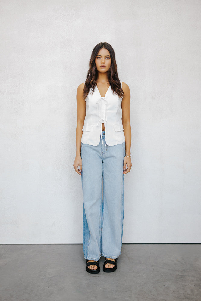 Nari Jeans Two Tone Denim