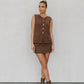 Warin Vest - Brown