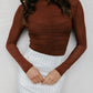 Sage Skirt - White Pinstripe