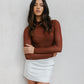 Sage Skirt - White Pinstripe