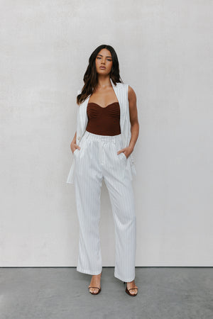 PRE ORDER MID-NOVEMBER - Gibson Pants - White Pinstripe